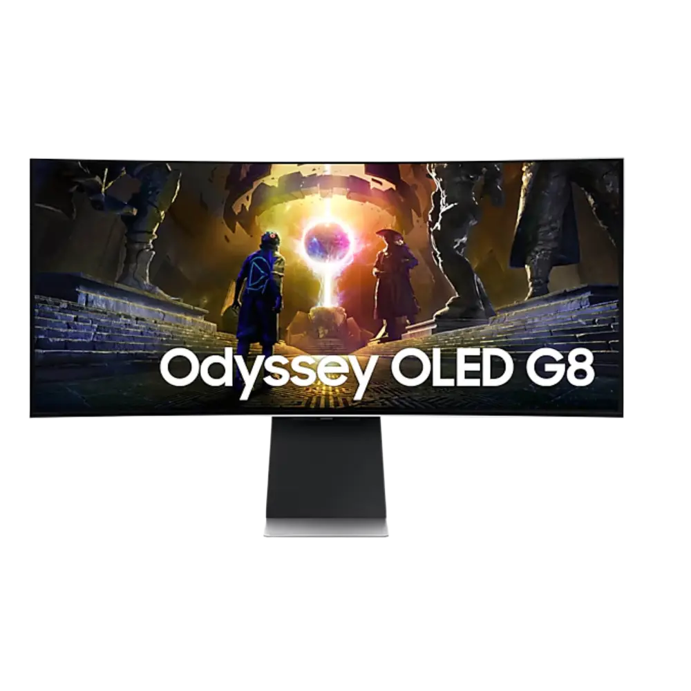 מסך מחשב קעור לגיימינג Samsung 34" Odyssey G8 OLED QHD 175Hz 0.03ms 1800R