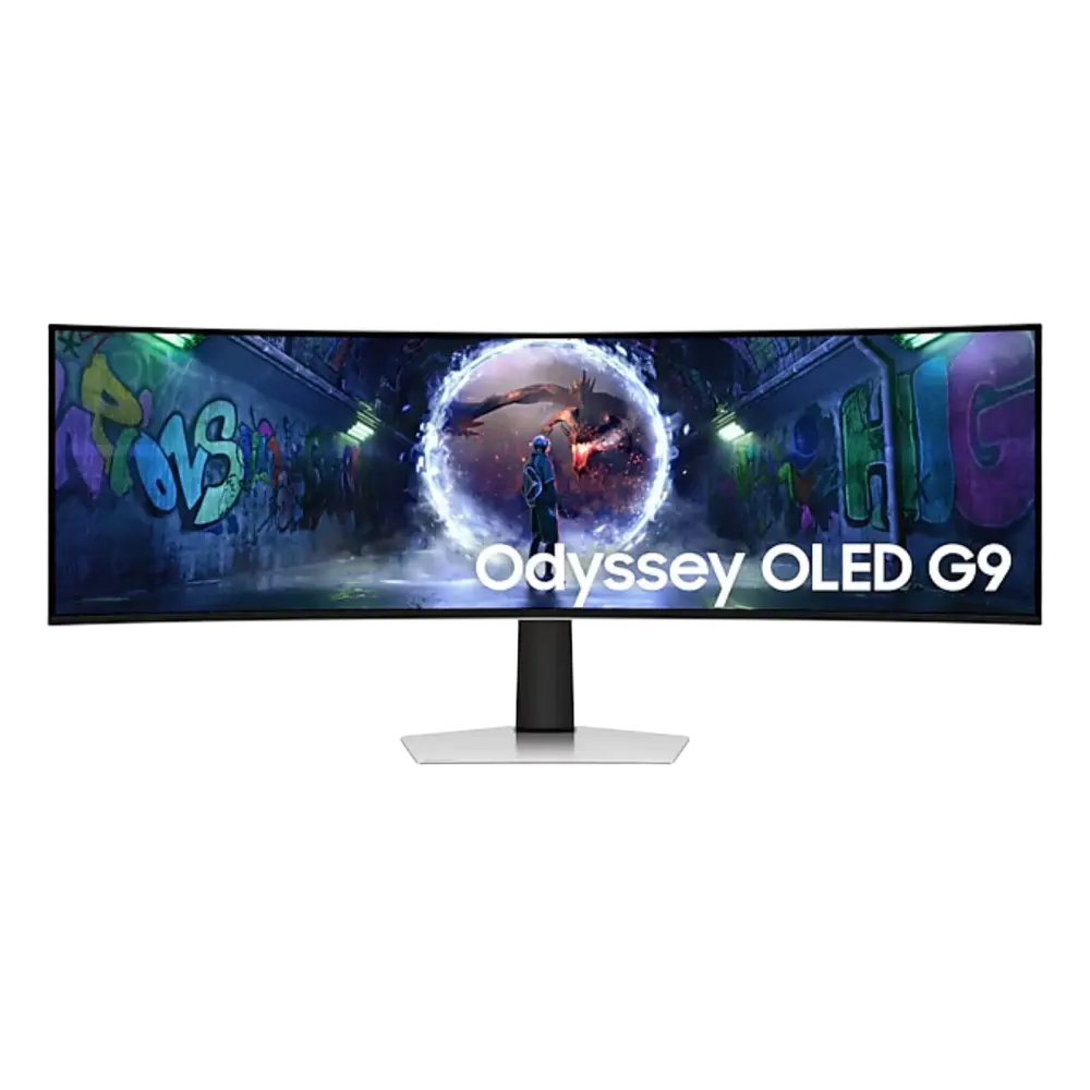 מסך מחשב קעור לגיימינג Samsung 49" Odyssey G9 OLED DQHD 240Hz 0.03ms 1800R