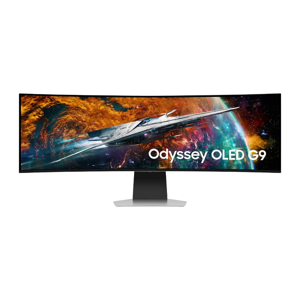 מסך מחשב קעור לגיימינג Samsung 49" Odyssey G9 OLED DQHD 240Hz 0.03ms 1800R