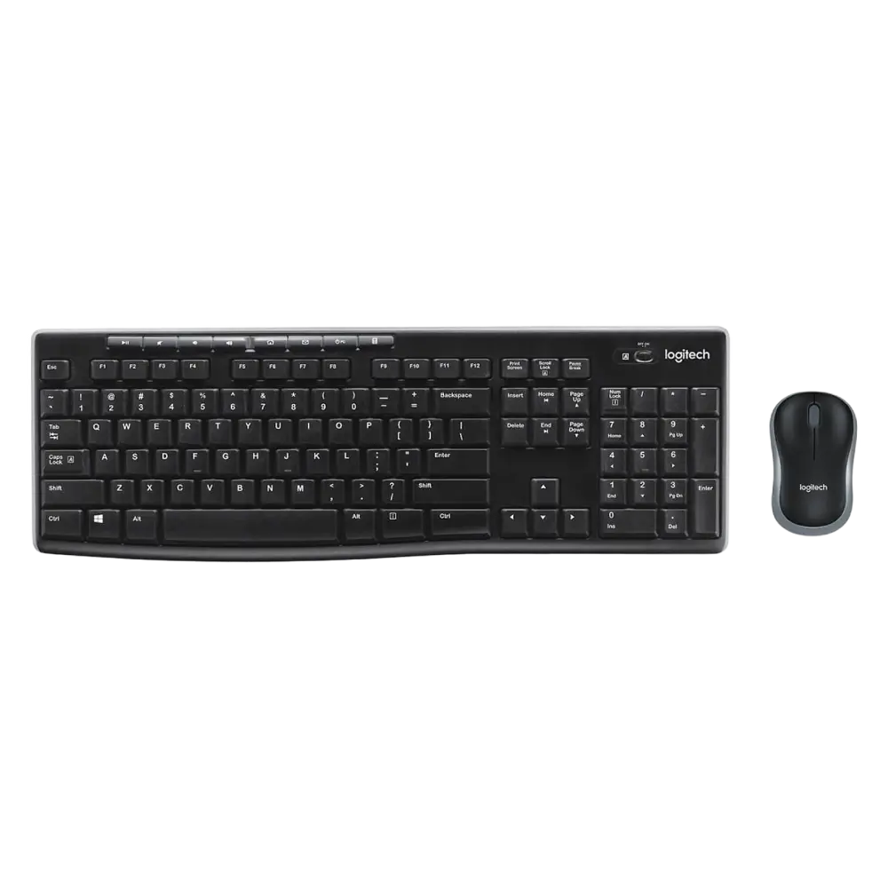 סט מקלדת ועכבר אלחוטי Logitech MK270