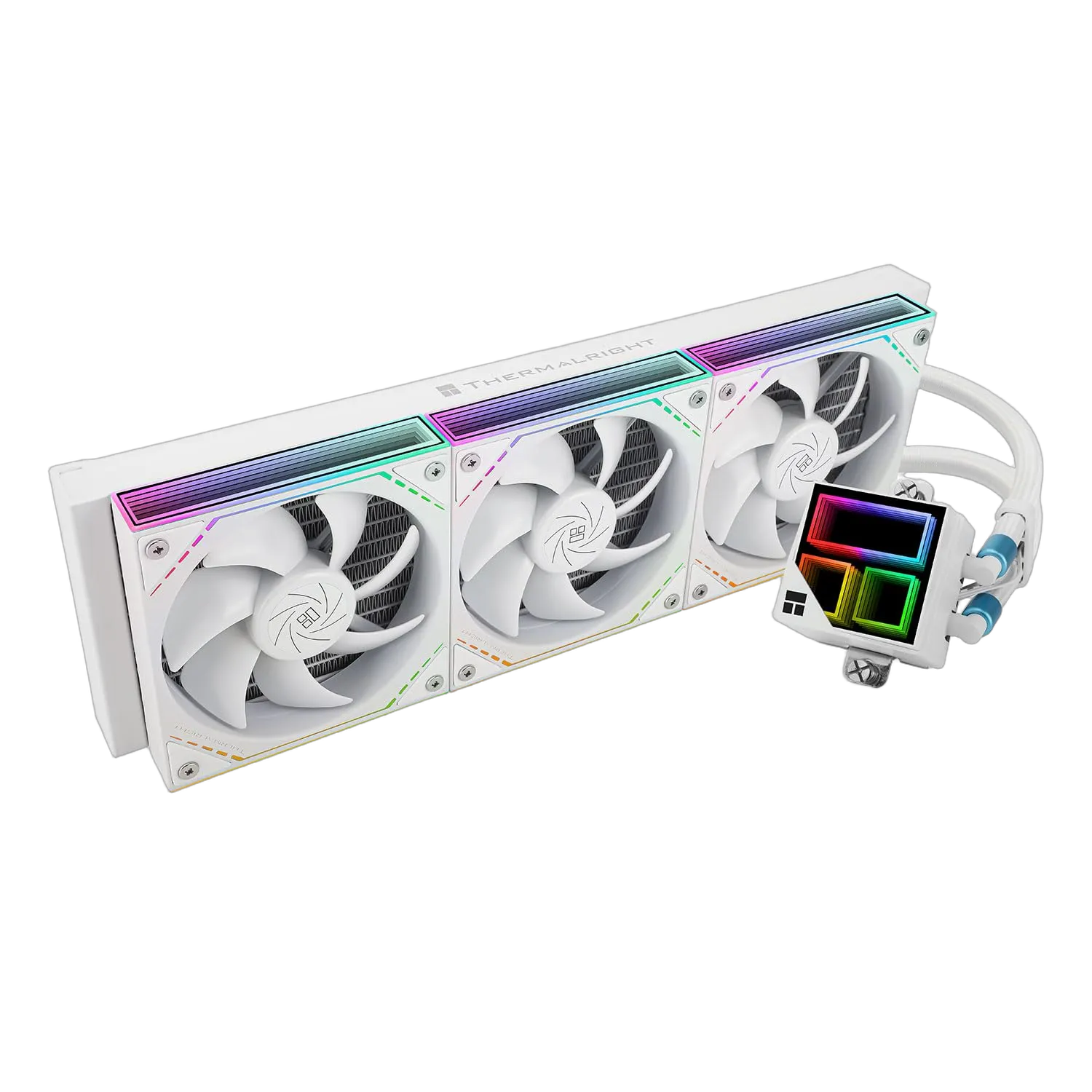 Thermalright Frozen Infinity 360 Black AIO ARGB CPU Liquid Cooler - 2000RPM PWM Fans, for AM4/AM5 & Intel LGA1150/1151/1200/2011/1700/1851 (White)