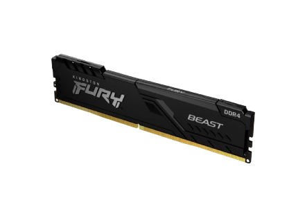 זכרון למחשב Kingston FURY BEAST 16GB DDR4 3600MHz CL18